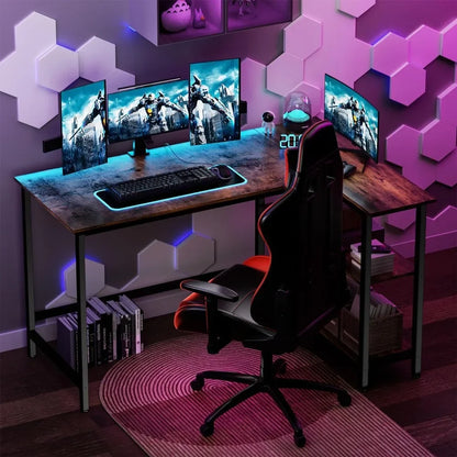 43 Inch L Shaped Computer Desk