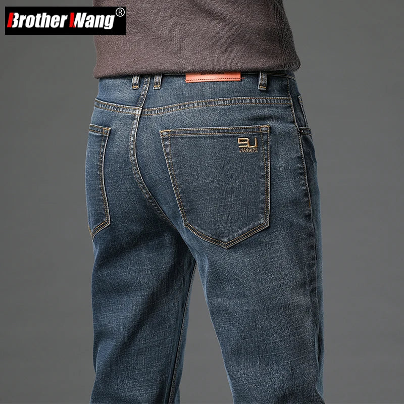 Men's Cotton Stretch Slim Jeans