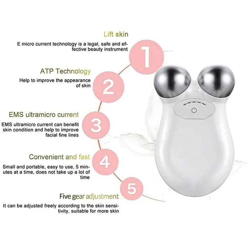 5 Gears Electric Face Massager