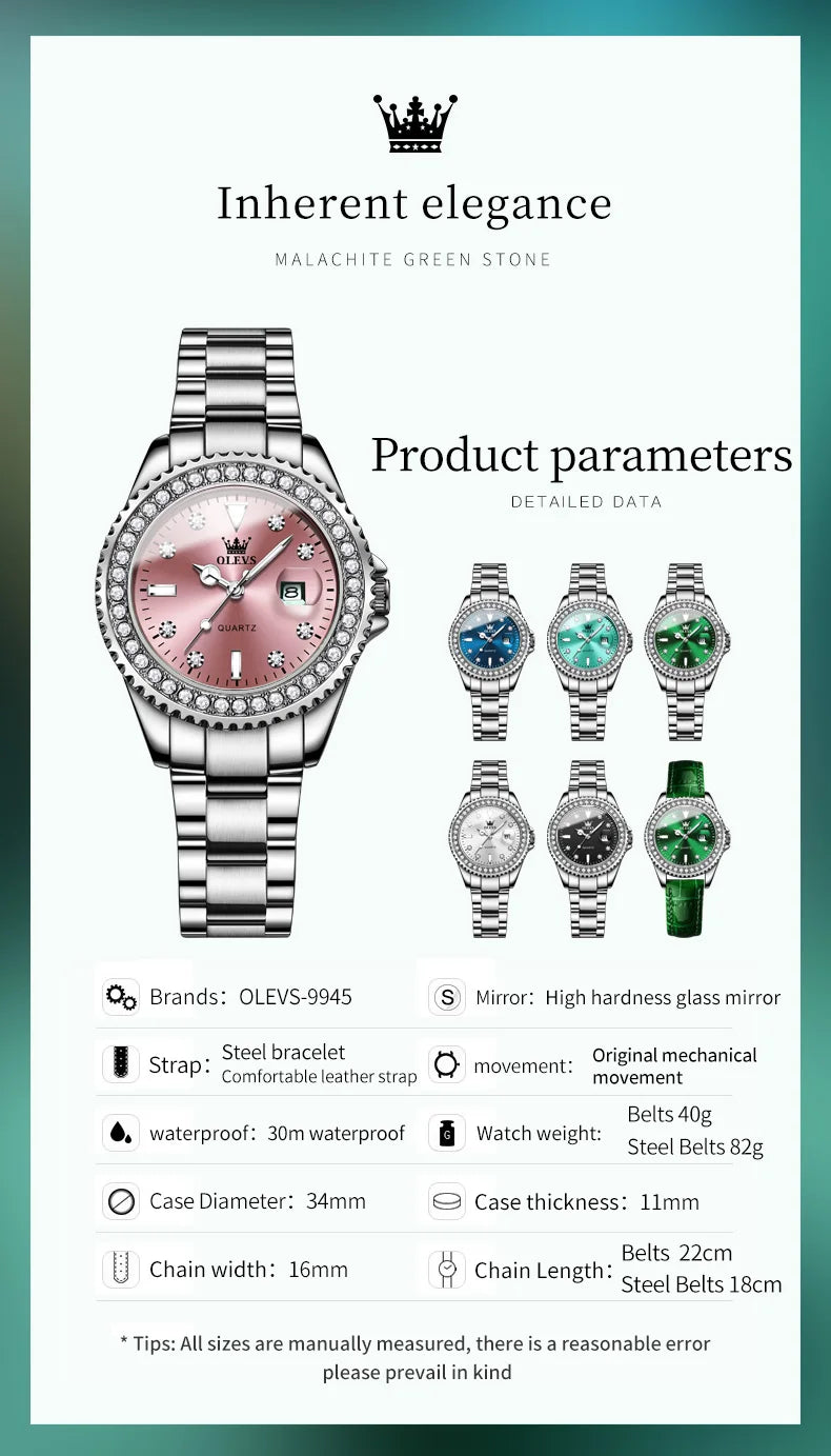 Diamond Luxury Elegant Women's Watch