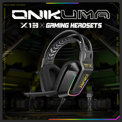 Surround Sound Gaming Headset with Noise Cancelling Microphone