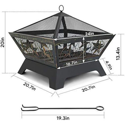 Outdoor Wood Burning Fireplace