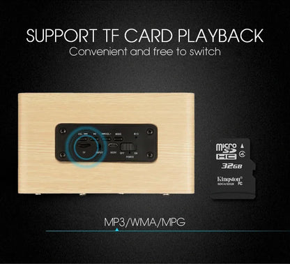 Wood Wireless Bluetooth Speaker