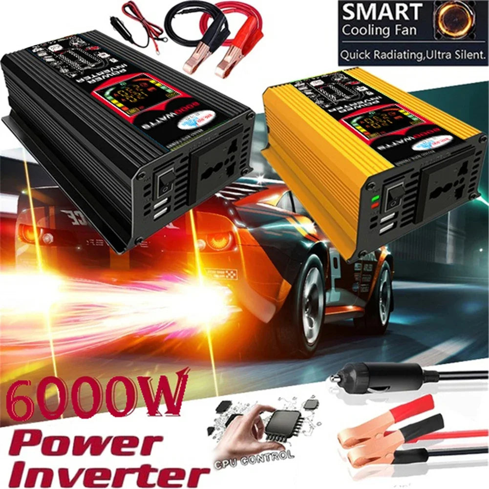 6000W Dual USB Intelligent Power Inverter