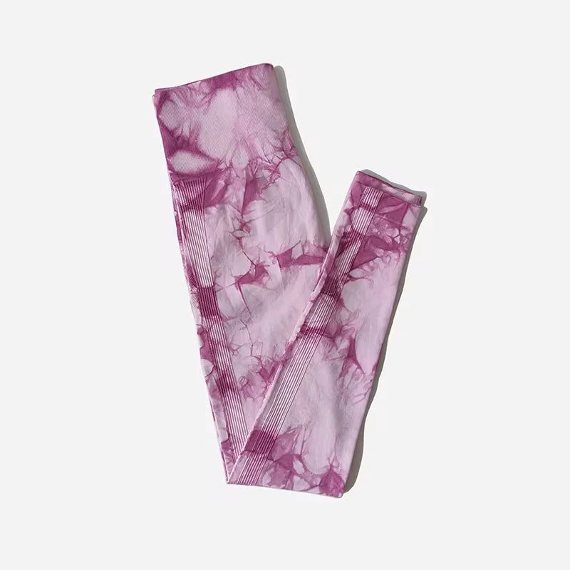 Tie Dye High Waist Yoga Pants