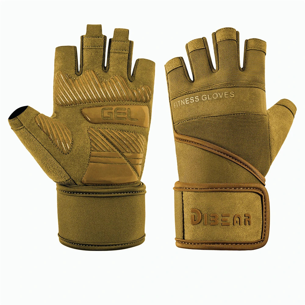 Half Finger Bodybuilding Gym Gloves