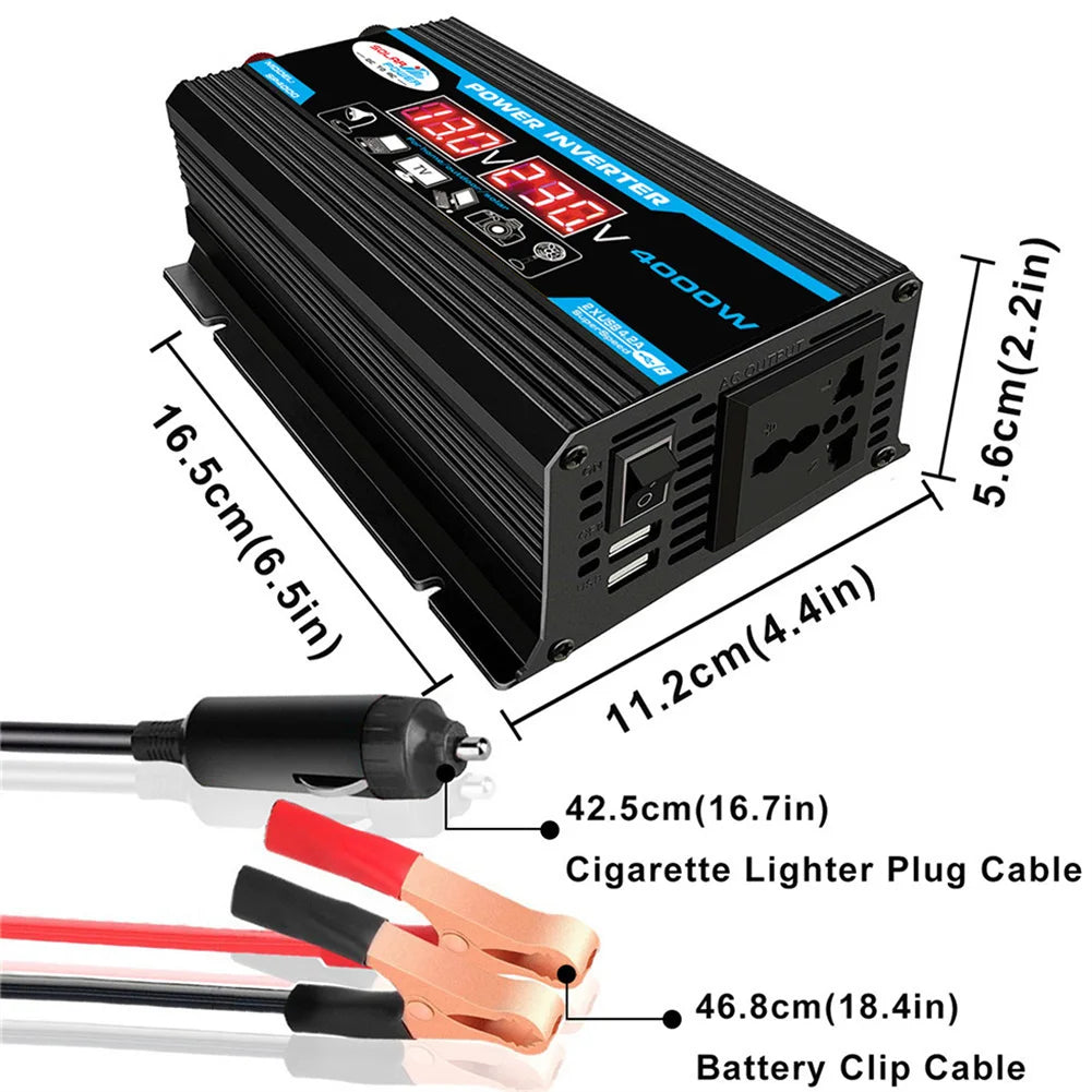 4000W Pure Sine Wave Power Inverter