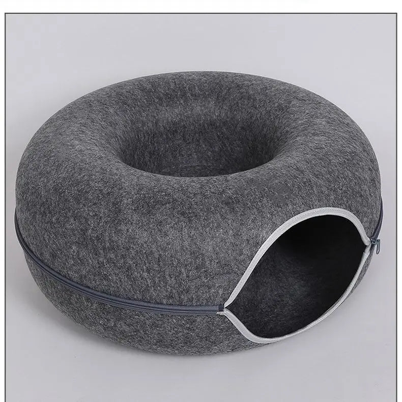 Donut Cat Bed Interactive Tunnel  Toys