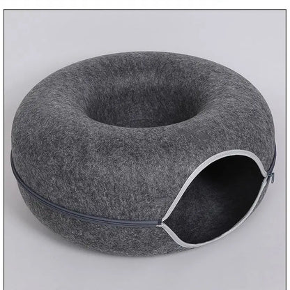 Donut Cat Bed Interactive Tunnel  Toys