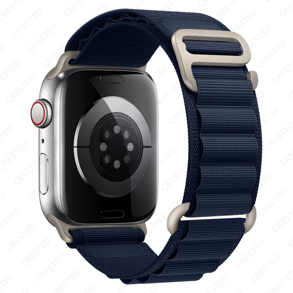 Straps for Apple watch Ultra 3 band 49mm 45mm 46mm 42mm 44mm 41 40mm Nylon Alpine bracelet correa iwatch Series 11 10 9 8 7 6 SE