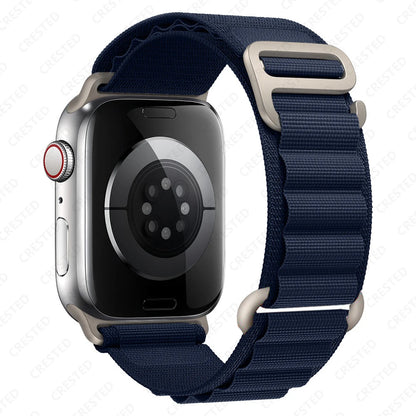 Straps for Apple watch Ultra 3 band 49mm 45mm 46mm 42mm 44mm 41 40mm Nylon Alpine bracelet correa iwatch Series 11 10 9 8 7 6 SE