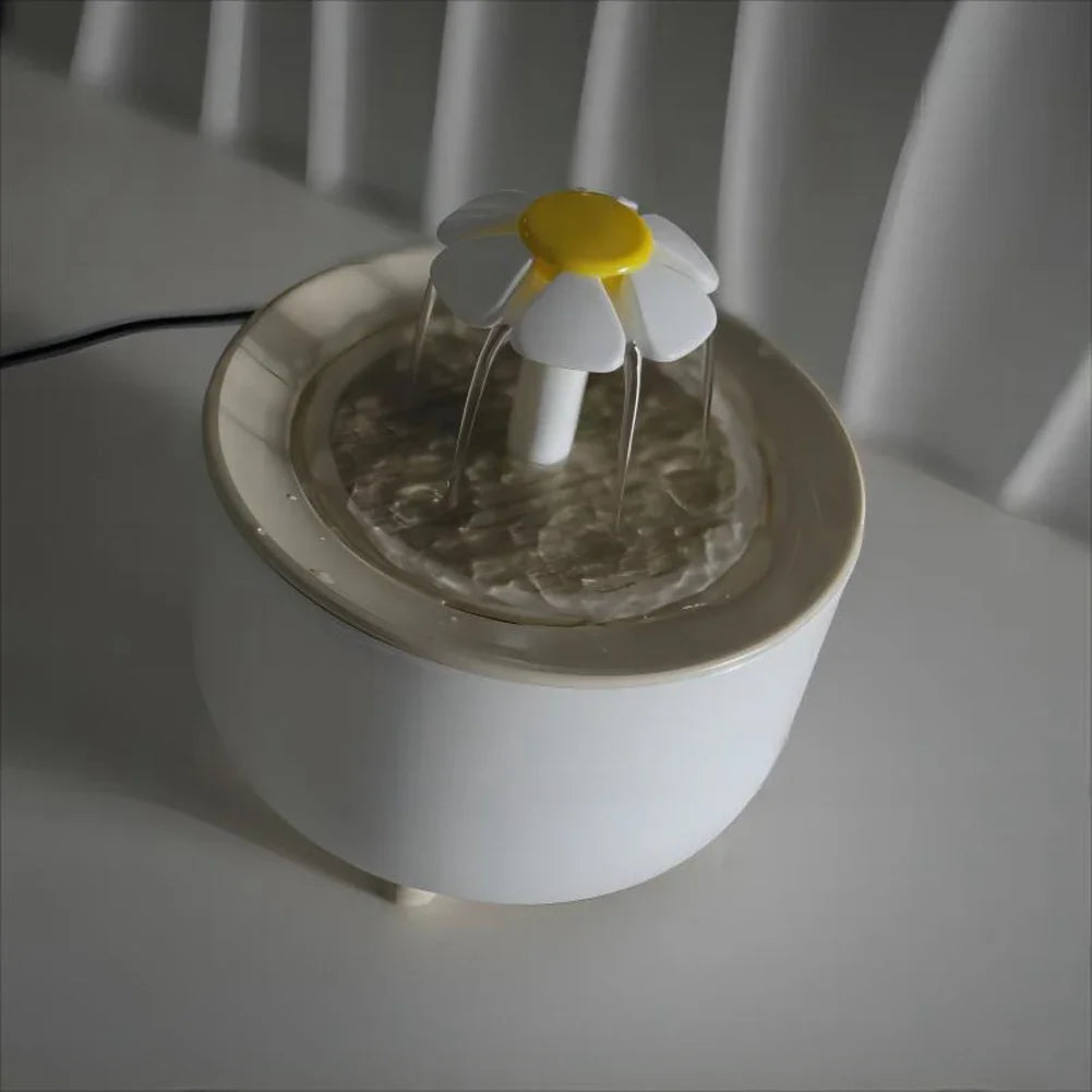 1200ml Electric Mute Automatic Cat Water Fountain