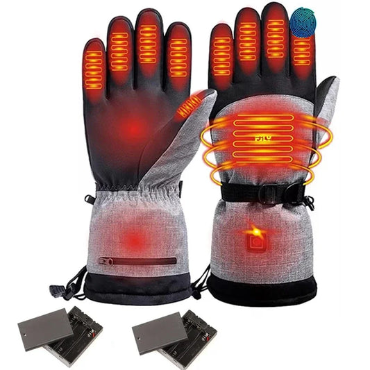 Heated Gloves with Battery Case