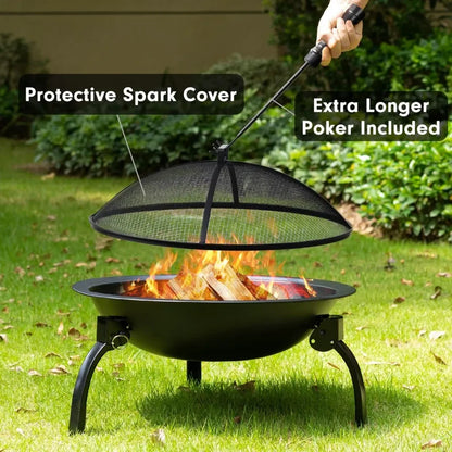 Portable Outdoor Wood Burning Firepit