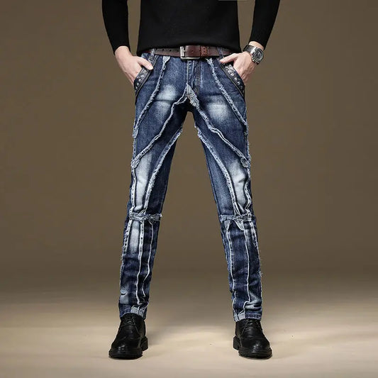 Men’s Light Luxury Slim-fit  Jeans