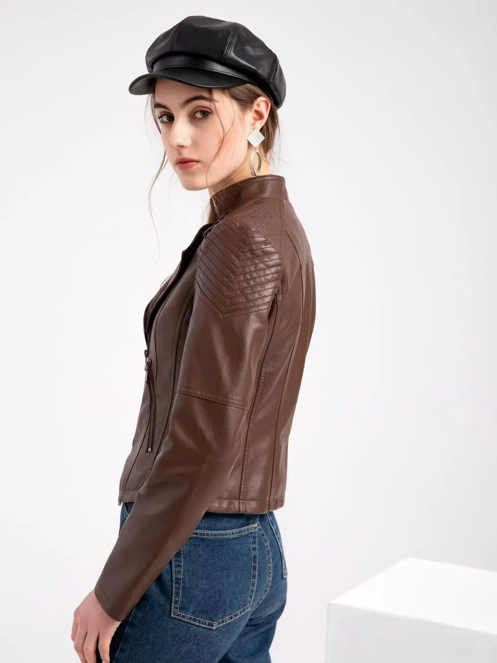 Women's Pu Faux Leather Jackets