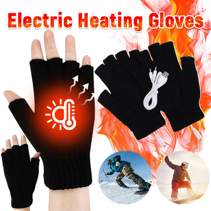 Heated USB Winter Gloves for Skiing/Biking