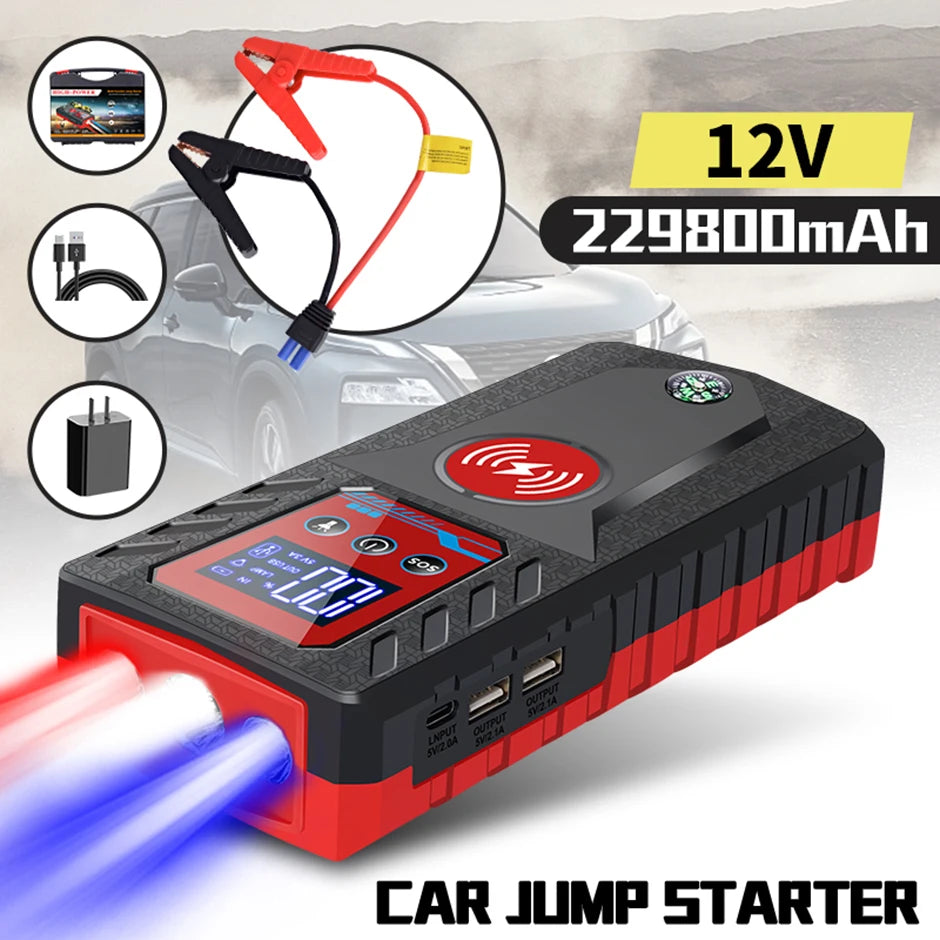 229800mah Car Jump Starter 8000A 12V High-power