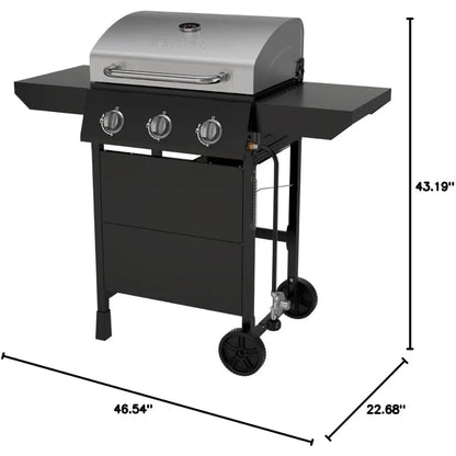 Premium 3 Burner Propane Barbecue Gas Grill