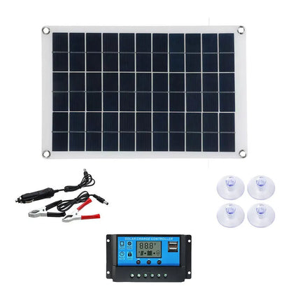 DC 12V 100W Solar Panel Kit With 60A Controller