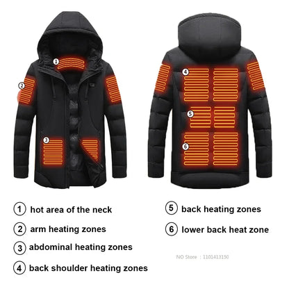 Heated Ski Winter Jacket