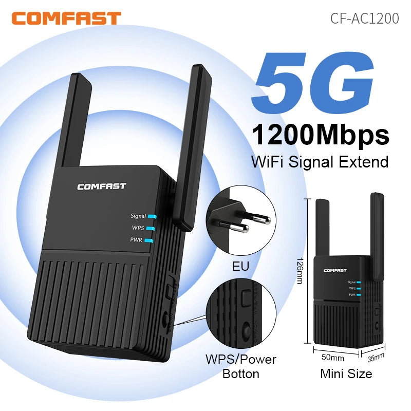 1200Mbps Wireless Wifi Extender