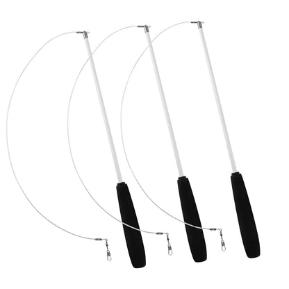 Cat Teaser Wands Three-section Telescopic Fishing Pole  Toys