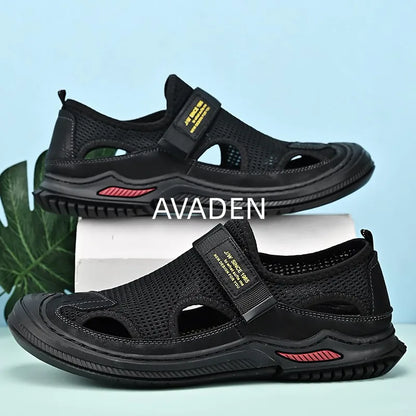 Man Breathable Platform Sandals