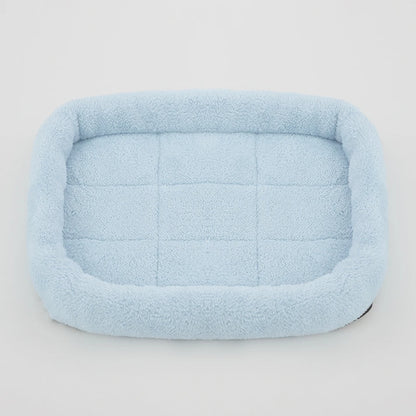 Soft Plush Square Dog Bed