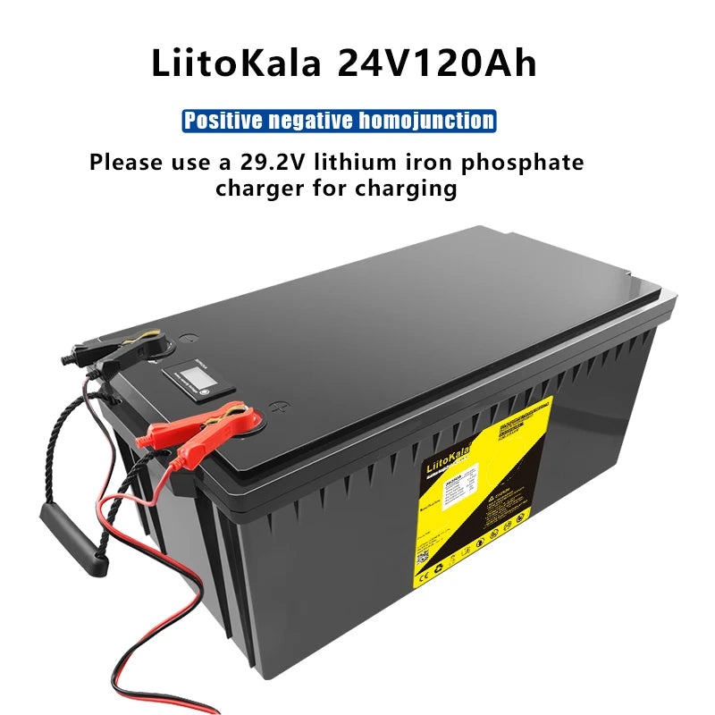 24V 120Ah LiFePO4 Battery