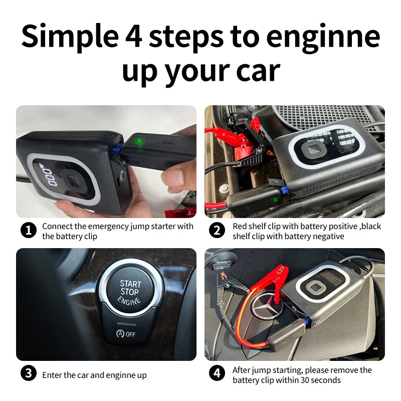 Portable Car Jump Starter Power Bank Car Booster