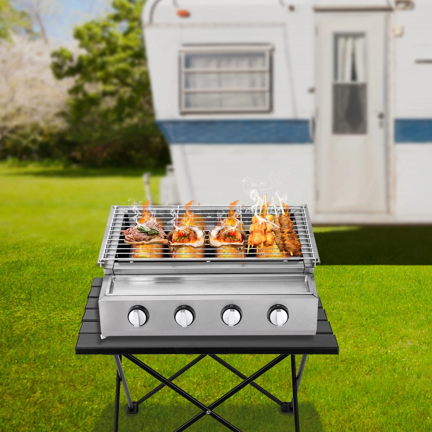 BBQ Propane Gas Stove Grill