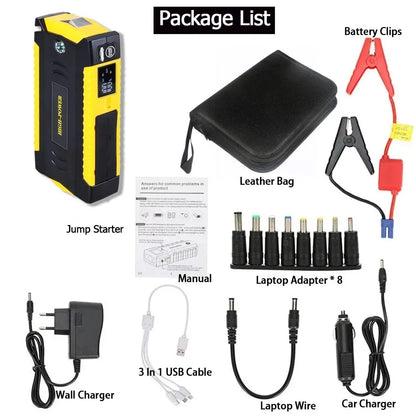 16000mAh Car Jump Starter Power Bank