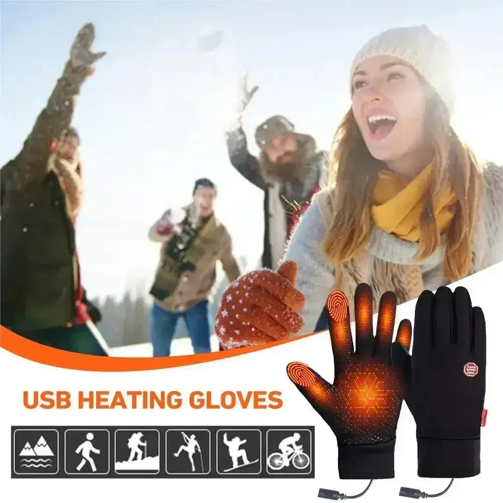 Heated Winter Gloves for Men