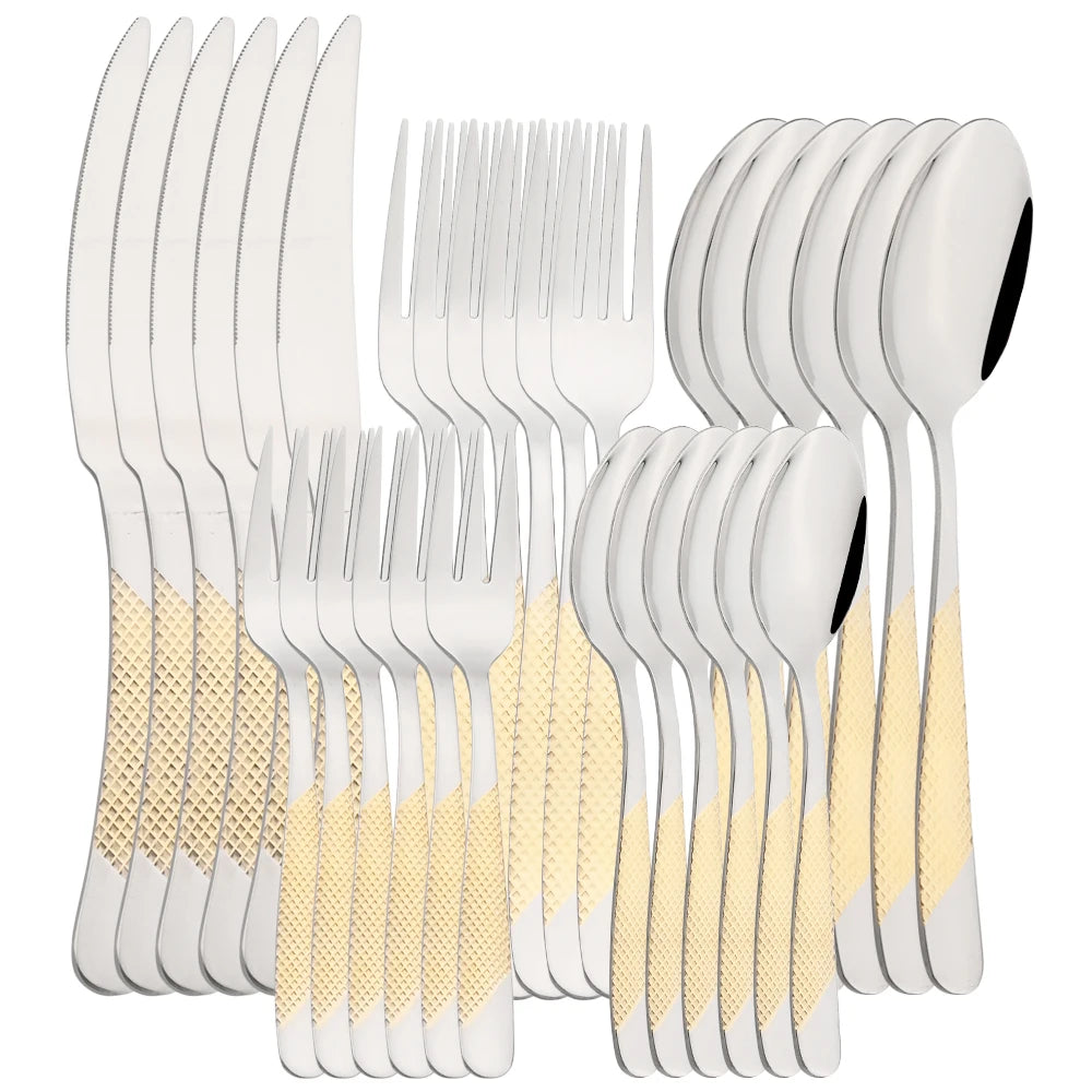 Luxury Cutlery Silverware Set