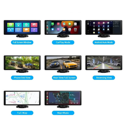 Universal 10.26" Dash Cam Wireless GPS Navigator