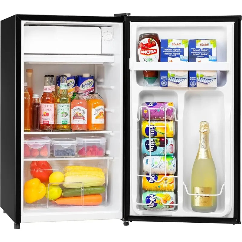 Compact Mini Fridge with Freezer