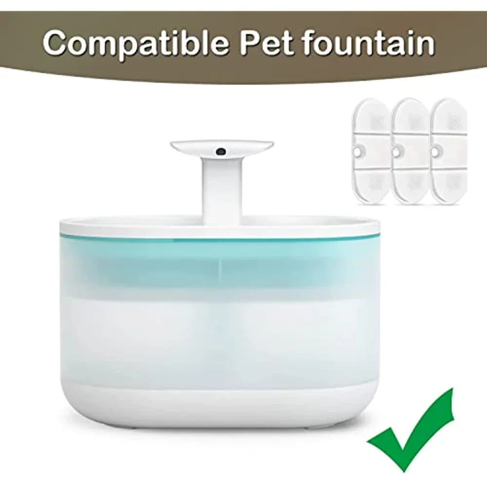 Cat Water Fountain Filters for 2.1L Pet Water Fountain