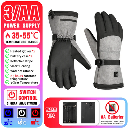 Heated Winter Gloves with Battery