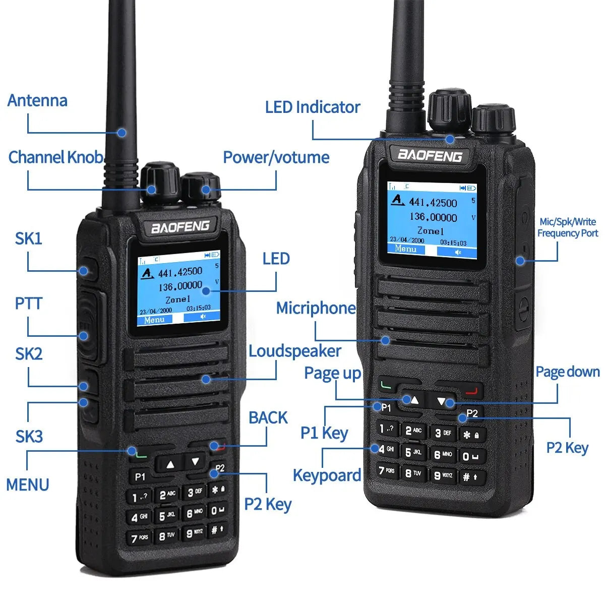 DMR DM 1701 Digital Walkie Talkie