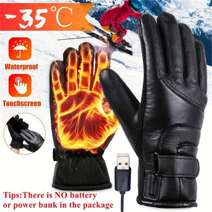 Heated USB Gloves for Winter Riding