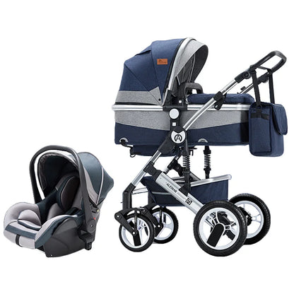 3 in 1 High Landscape Car stroller