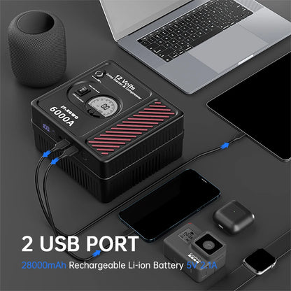 3000A 6000A Professional Car Jump Starter