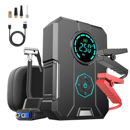 Upgraded 6 in 1 Car Jump Starter & Air Pump
