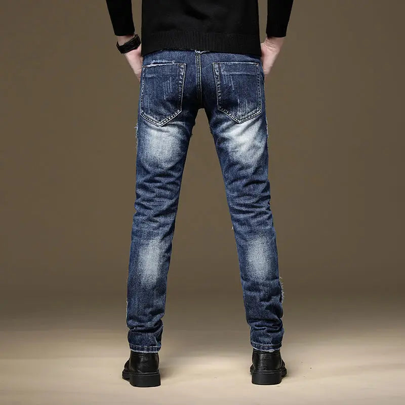 Men’s Light Luxury Slim-fit  Jeans