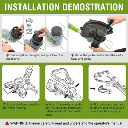 string-trimmer-edger with Lithium-Ion Battery