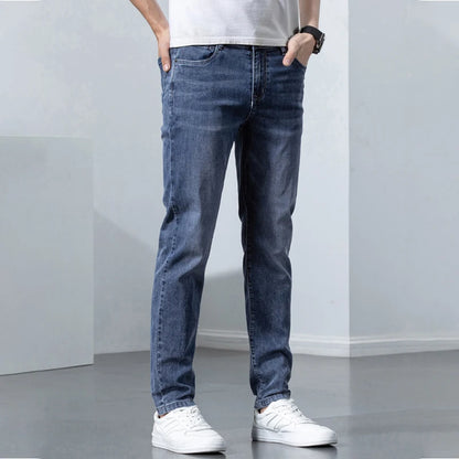 Men Stretch Skinny Cotton Fashion Denim Trousers