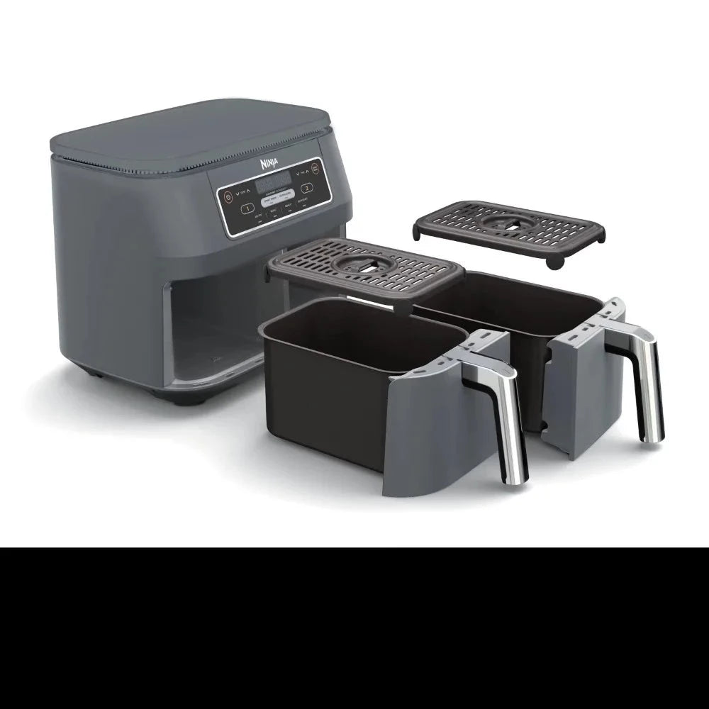 4 in1 8-Quart. 2 Basket Air Fryer