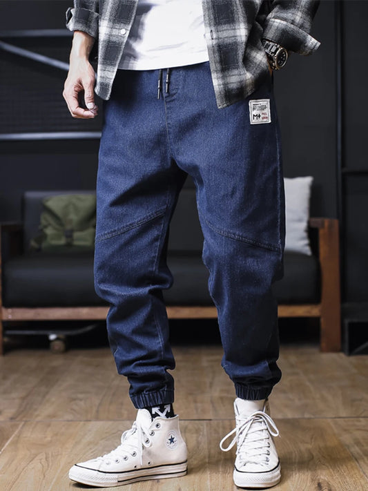 Men Loose Joggers Streetwear Harem Jeans