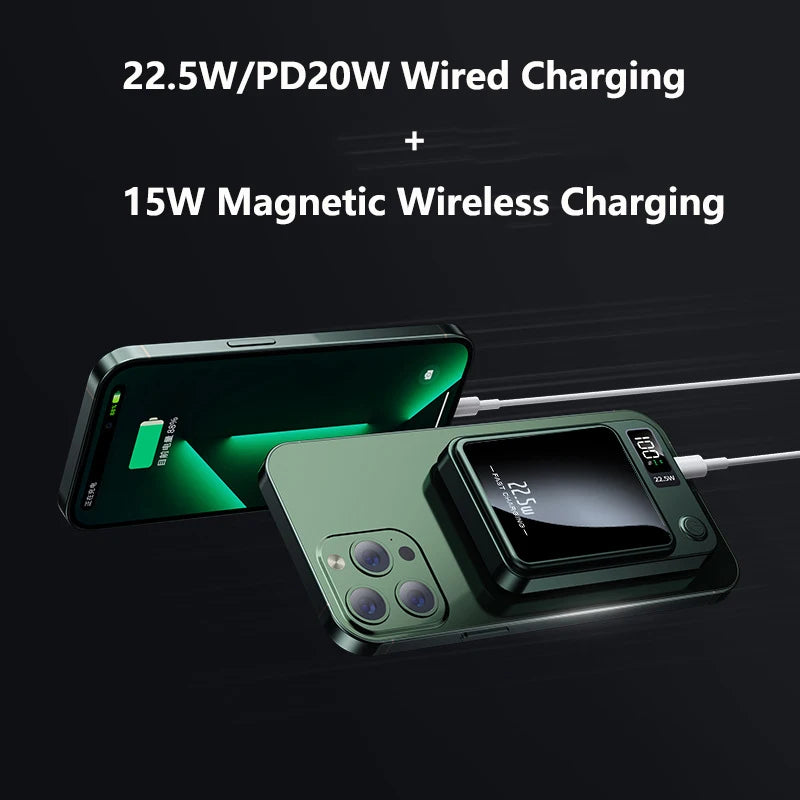 100000mAh Wireless Magnetic Power Bank